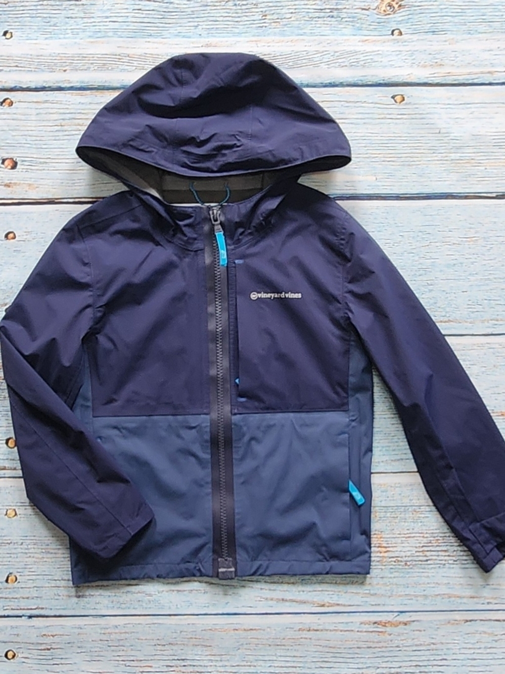 Vineyard Vines Performance On-The-Go Toddler Packable Rain Shell Size 5